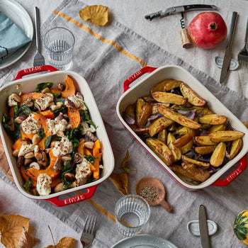 STAUB | CERAMIQUE - Naczynie do zapiekania - 270x200mm - Ceramika - Wiśniowy czerwony kolor - Prime Gastro