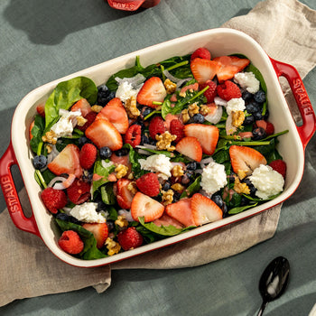 STAUB | CERAMIQUE - Naczynie do zapiekania - 270x200mm - Ceramika - Wiśniowy czerwony kolor - Prime Gastro