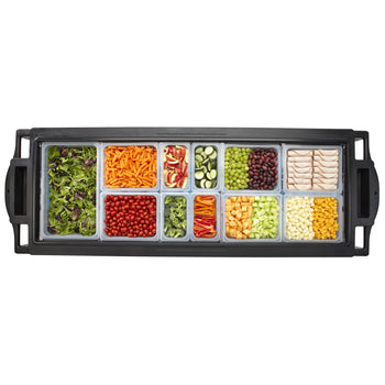 (6 sztuk) CAMBRO | Pojemniki GN z polipropylenu 1/2 - mleczne - wysokość: 100 mm - Prime Gastro