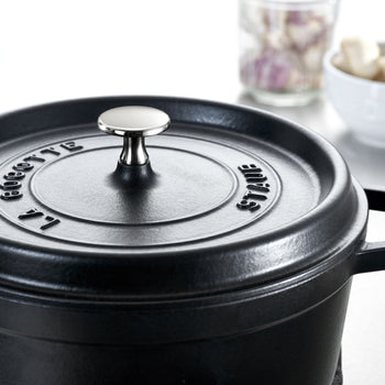STAUB | Uchwyt pokrywy - okrągły - 40mm - nikiel - Prime Gastro