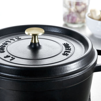 STAUB | Uchwyt pokrywy - okrągły - 20mm - mosiądz - Prime Gastro