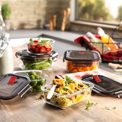 ZWILLING | GUSTO – szklany pojemnik prostokątny – przezroczysty – 0,5 litra