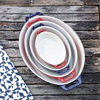 STAUB | CERAMIQUE - Naczynie do zapiekania - 230mm - ceramika - wiśniowa czerwień - Prime Gastro