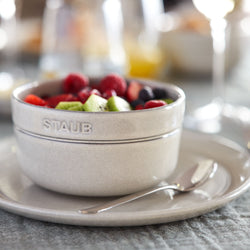 STAUB | DINING LINE - Miska - Ø 100mm - Ceramika - Biała trufla
