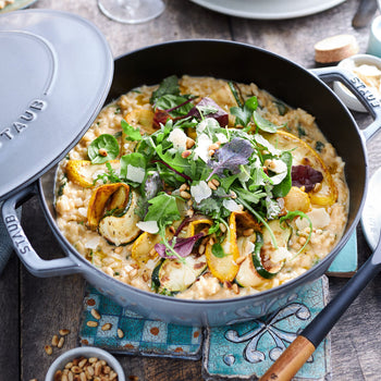 STAUB | BRAISERS - Brytfanna z Chistera Drop-Structure - 280mm - Żeliwna - Grafitowa szara - Prime Gastro