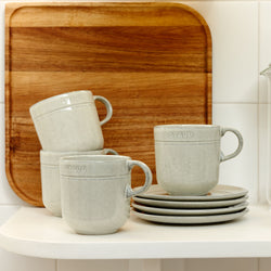 STAUB | DINING LINE - Kubek - 350 ml - Ceramiczny - Biała trufla