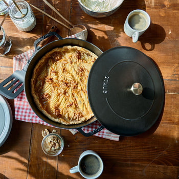 STAUB | BRAISERS - Brytfanna z Chistera Drop-Structure - 240mm - Żeliwna - Czarna - Prime Gastro