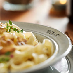 STAUB | DINING LINE - Talerz - głęboki - Ø 240mm - ceramiczny - Biała trufla