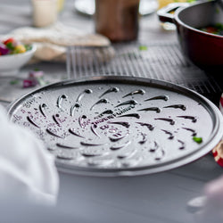 STAUB | BRAISERS - Brytfanna z Chistera Drop - Structure - 240mm - Żeliwna - kolor grenadyna czerwona