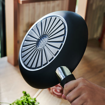 BALLARINI | BOLOGNA GRANITIUM - Patelnia do smażenia - Ø 200mm - Aluminium - Czarny - Prime Gastro