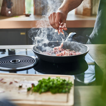 BALLARINI | BOLOGNA GRANITIUM - Patelnia do smażenia - Ø 200mm - Aluminium - Czarny - Prime Gastro