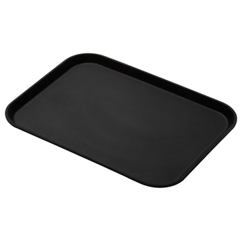 (12 szt.) CAMBRO | CAMTREAD® - Tacka z włókna szklanego - prostokątna - 415x305mm - wysoki profil - czarna - Prime Gastro