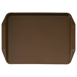(24 szt.) CAMBRO | Taca do fast foodów - prostokątna - 430x300mm - wysoki profil z uchwytami - brązowa