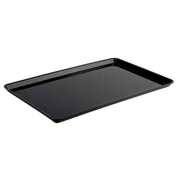 Prostokątna taca prezentacyjna - GN 1/2 - 265x325x17mm - Czarna - Prime Gastro