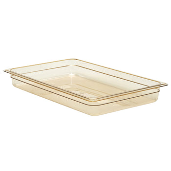(6 szt.) CAMBRO | H-PAN™ - Żaroodporne pojemniki GN 1/1 - Bursztynowy - Głębokość 65 mm - Prime Gastro