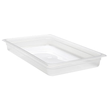 (6 sztuk) CAMBRO | Pojemniki GN z polipropylenu 1/1 – mleczne – wysokość: 65 mm - Prime Gastro
