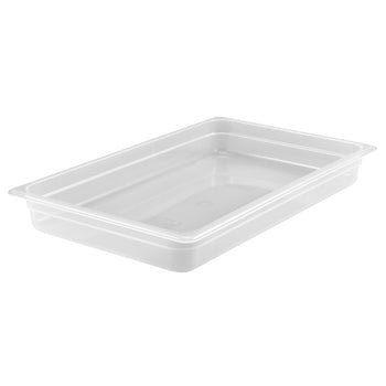 (6 sztuk) CAMBRO | Pojemniki GN z polipropylenu 1/1 – mleczne – wysokość: 100 mm - Prime Gastro