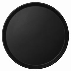 (12 pcs.) CAMBRO | CAMTREAD® - Fiberglass tray - round - ø 405 mm - high profile - black