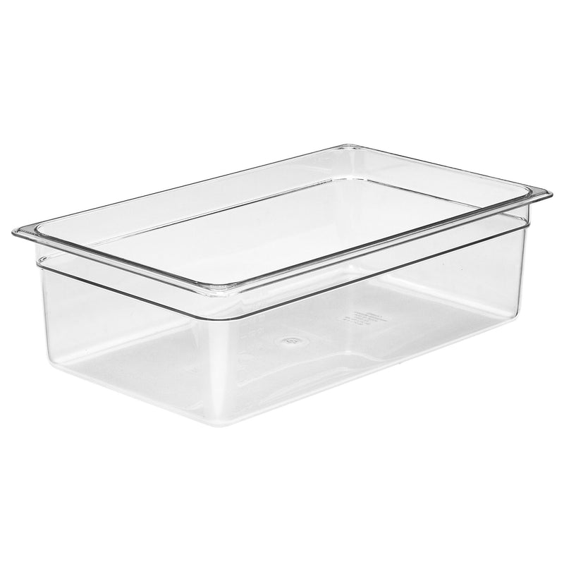 (6 sztuk) CAMBRO | CAMWEAR® - Pojemnik z poliwęglanu GN 1/1 - Przezroczysty - Głębokość: 150 mm