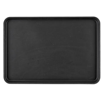 (6 szt.) CAMBRO | CAMTREAD® - Taca z włókna szklanego - prostokątna - 650x450mm - wysoki profil - czarna - Prime Gastro