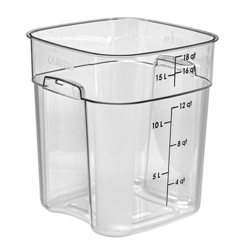 (6 szt.) CAMBRO | CAMWEAR® - Pojemnik FreshPro - 17,2 litra - Przezroczysty - Prime Gastro