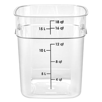 (6 szt.) CAMBRO | CAMWEAR® - Pojemnik FreshPro - 17,2 litra - Przezroczysty - Prime Gastro