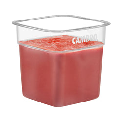 (6 szt.) CAMBRO | CAMSQUARES® - FreshPro Pojemnik - 0,9 litra - Przezroczysty