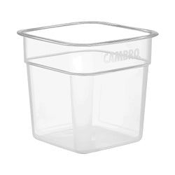(6 szt.) CAMBRO | CAMSQUARES® - FreshPro Pojemnik - 0,9 litra - Przezroczysty