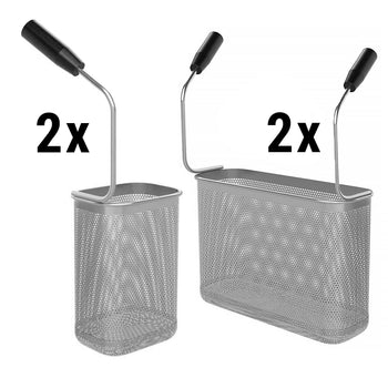 Zestaw koszy do makaronu - 2x 1/3 & 2x 1/6 - Prime Gastro