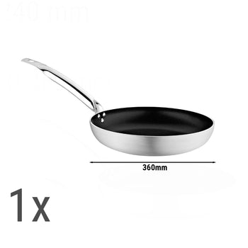 (6 szt.) Zestaw patelni do smażenia - 6-częściowy wykonany z aluminium - Prime Gastro