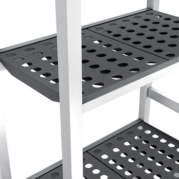 Aluminiowa półka podstawowa – 1740 x 1800 mm – nośność: 900 kg - Prime Gastro