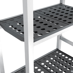 Aluminiowa półka podstawowa – 1740 x 1800 mm – nośność: 900 kg