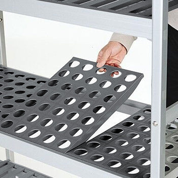 Aluminiowa półka podstawowa – 1080 x 1800 mm – nośność: 900 kg - Prime Gastro