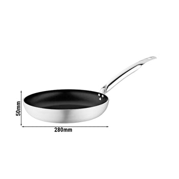 Patelnia do smażenia aluminiowa - Ø 280 mm - Prime Gastro