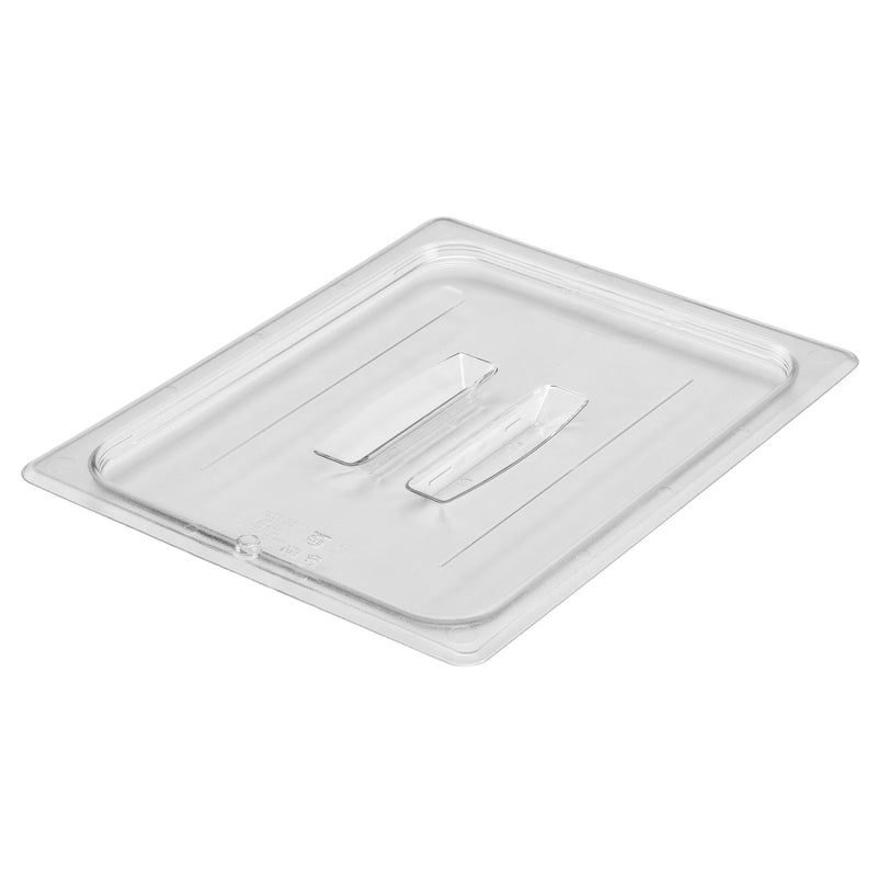 (6 sztuk) CAMBRO | CAMWEAR® - Pokrywka z poliwęglanu GN 1/2 - z uchwytem - przezroczysta