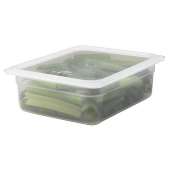 (6 sztuk) CAMBRO | Pokrywka polipropylenowa GN 1/2 – hermetyczna – mleczna - Prime Gastro