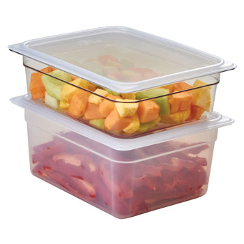 (6 sztuk) CAMBRO | Pokrywka polipropylenowa GN 1/2 – hermetyczna – mleczna - Prime Gastro
