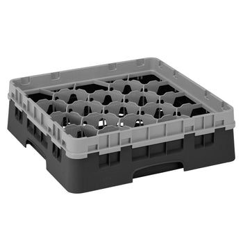CAMBRO | CAMRACK® - kosz do mycia szklanek 1/1 z 1 przedłuzką - 500x500mm - 20 przegródek - Czarny - Prime Gastro