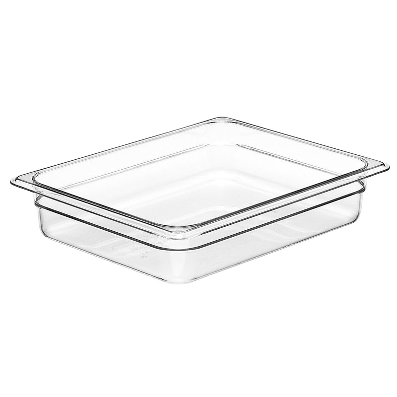(6 sztuk) CAMBRO | CAMWEAR® - Pojemnik z poliwęglanu GN 1/2 - Przezroczysty - Głębokość: 65 mm