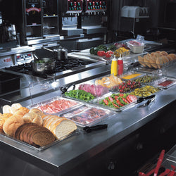 (6 sztuk) CAMBRO | CAMWEAR® - Pojemnik z poliwęglanu GN 1/2 - Przezroczysty - Głębokość: 65 mm