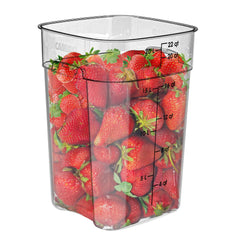 (6 pcs.) CAMBRO | CAMWEAR® - FreshPro Container - 20.8 liters - Transparent