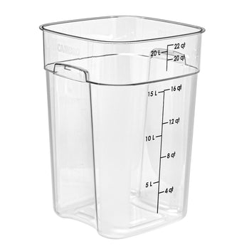 (6 szt.) CAMBRO | CAMWEAR® - Pojemnik FreshPro - 20,8 litra - Przezroczysty - Prime Gastro
