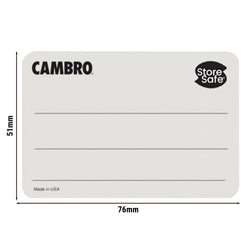 (24 szt.) CAMBRO | StoreSafe® Etykiety rotacyjne - bez etykiety - 250 etykiet na rolce