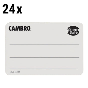(24 szt.) CAMBRO | StoreSafe® Etykiety rotacyjne - bez etykiety - 250 etykiet na rolce - Prime Gastro