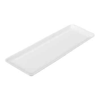 Prostokątna taca prezentacyjna - GN 2/4 - 530x162x17mm - Biały - Prime Gastro