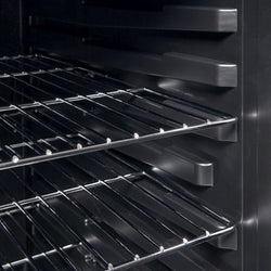 GASTRO - COOL | Chłodziarka barowa - 540 mm - 130 litrów - z 1 szklanymi drzwiami - czarna