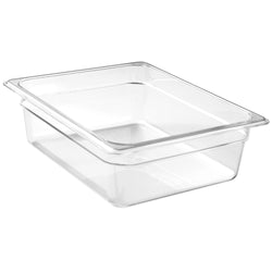 (6 sztuk) CAMBRO | CAMWEAR® - Pojemnik z poliwęglanu GN 1/2 - Przezroczysty - Głębokość: 100 mm