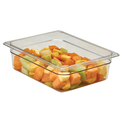 (6 sztuk) CAMBRO | CAMWEAR® - Pojemnik z poliwęglanu GN 1/2 - Przezroczysty - Głębokość: 100 mm