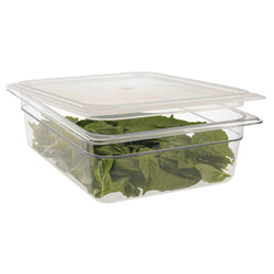 (6 sztuk) CAMBRO | CAMWEAR® - Pojemnik z poliwęglanu GN 1/2 - Przezroczysty - Głębokość: 100 mm