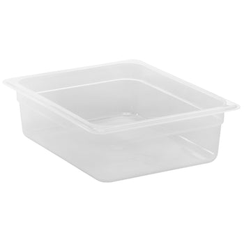 (6 sztuk) CAMBRO | Pojemniki GN z polipropylenu 1/2 - mleczne - wysokość: 100 mm - Prime Gastro